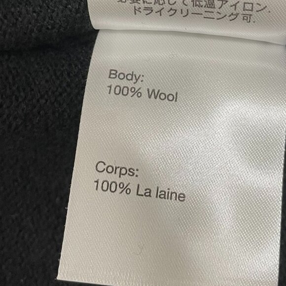 Obermeyer Men's Reggie Crewneck 100% Wool Sweater Size M Black - Picture 11 of 12